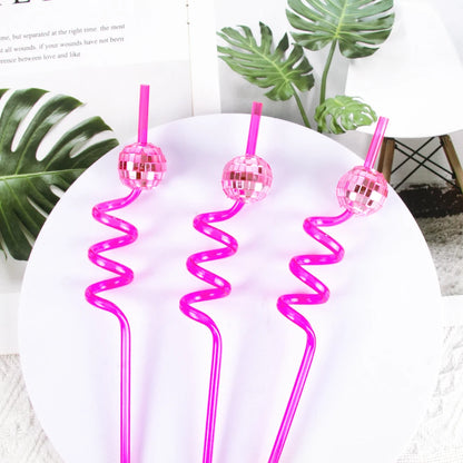 Mini Sombreros de Vaquera con Purpurina - Set de 5 Piezas para Decoraciones de Fiesta de Discoteca