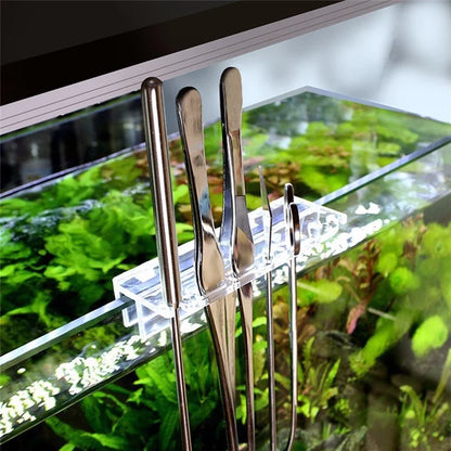 Herramientas de Acero Inoxidable para Acuarios - Tijeras, Pinzas y Accesorios de Limpieza para Plantas de Acuario