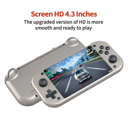 Consola de Videojuegos Retro BOYHOM M17 con Pantalla IPS de 4.3 Pulgadas y Sistema Operativo de Código Abierto Linux - Reproductor de Video Portátil de Bolsillo para PSP