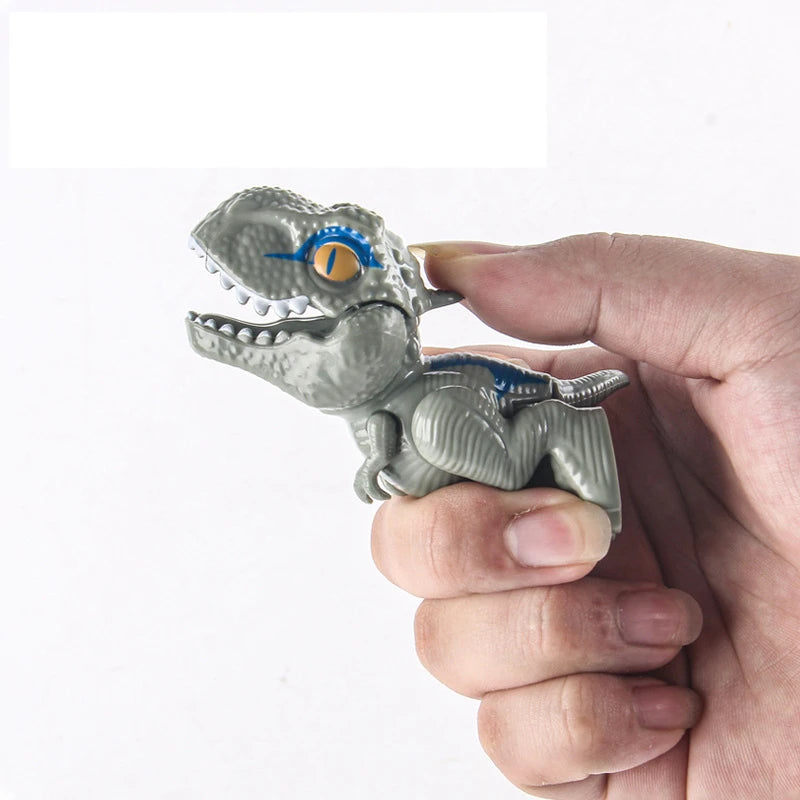 Dinosaurio Mordedor de Dedos con Articulaciones Móviles – Juguete Interactivo de Dinosaurios del Jurásico para Niños