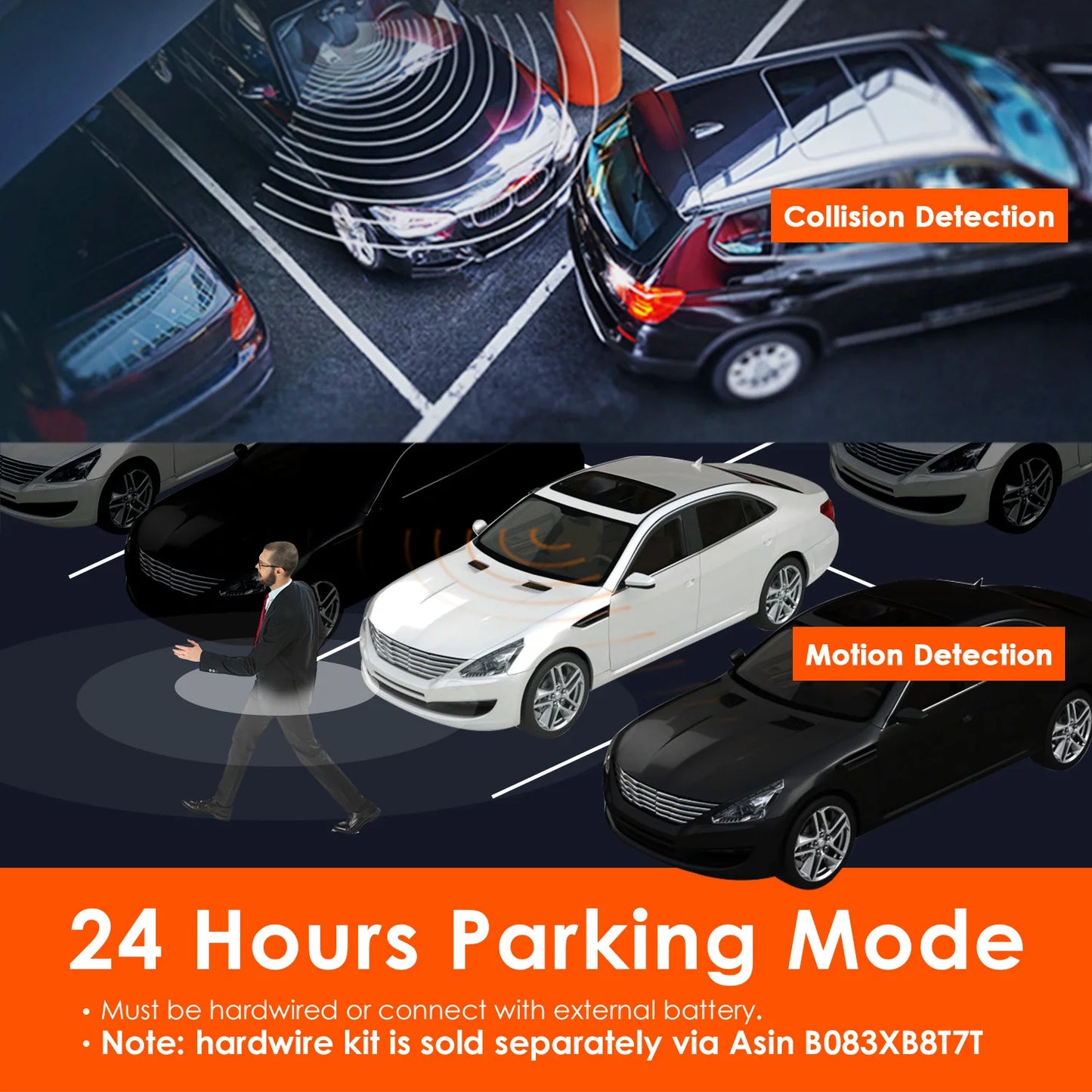 Cámara Vantrue N4 para Autos con Triple Cámara 4K - Visión Nocturna IR, Modo Estacionamiento 24h, Soporte hasta 256GB