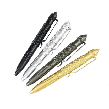 Widon-Bolígrafo De Defensa táctica de cabeza de acero inoxidable para exteriores, bolígrafo de combate especial para romper ventanas, bolígrafo de firma de supervivencia
