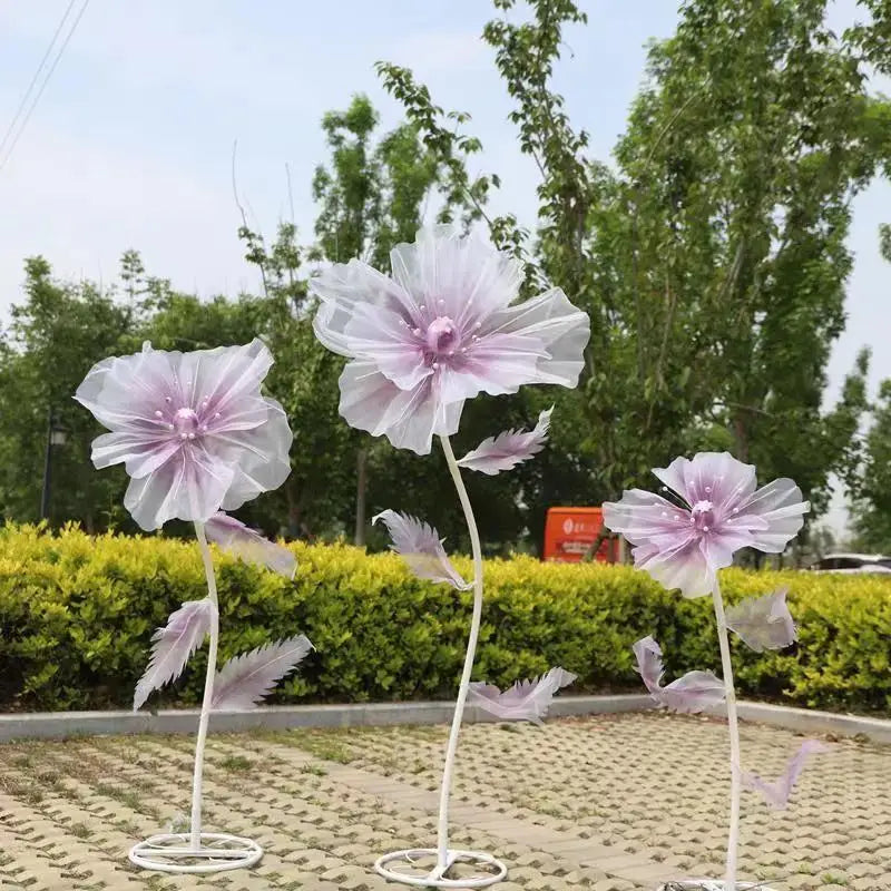 Decoración de fiesta de boda hecha a mano, flor grande de amapola de seda, guía de boda, crisantemo, decoración de ventana de fiesta DIY