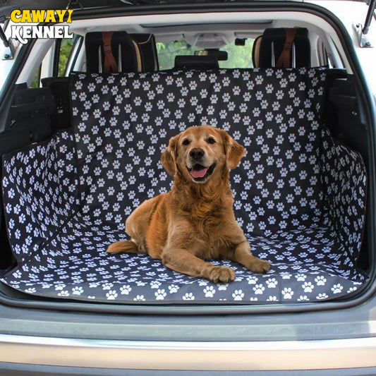 Protector de asiento de coche para mascotas, alfombrilla para maletero, funda protectora para transporte de gatos y perros, soporte para coche