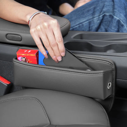 Caja de almacenamiento de hendidura de asiento de fila delantera de coche, bolsillo para BMW Z4, E85, E86, E89, soporte para teléfono, accesorios interiores para coche, estilo de coche