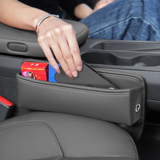 Caja de almacenamiento de hendidura de asiento de fila delantera de coche, bolsillo para BMW Z4, E85, E86, E89, soporte para teléfono, accesorios interiores para coche, estilo de coche