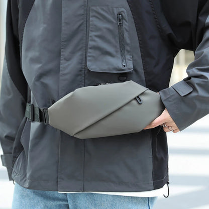 Bolso de Cintura para Hombre - Fanny Pack Minimalista para Deportes y Running, Resistente al Agua y Estilo Crossbody