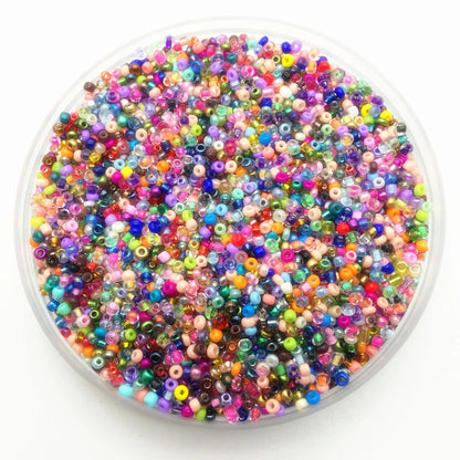 Cuentas de Semillas de Vidrio Checo para Joyas - Abalorios Negros de 2mm, 3mm y 4mm para DIY