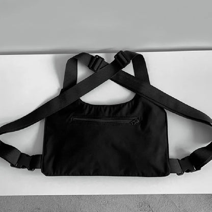 Bolsa de Pecho Unisex Hip-hop Streetwear, Mochila Táctica Multifuncional de Alta Calidad en Nylon