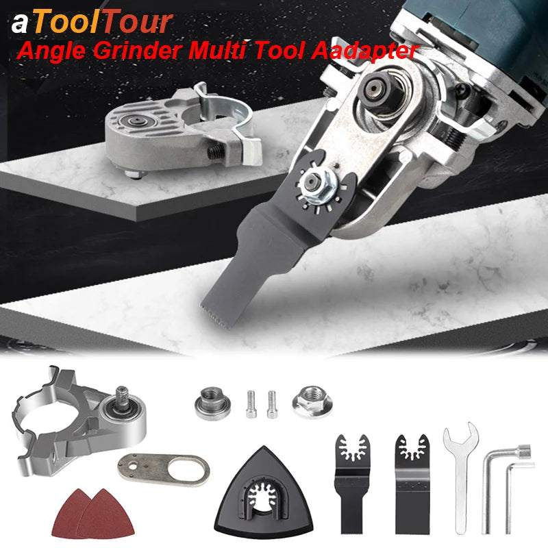 Convertidor Multifuncional para Amoladora Angular - Adaptador de Hoja de Sierra Oscilante M10 M14 Tipo 100 115 125