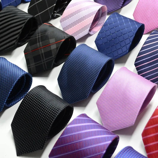 Corbatas de Jacquard para Hombre | Color Sólido, Rayas y Floral | Accesorios de Corbata, Uso Diario, Regalo de Fiesta de Boda | 67 Estilos, 8cm