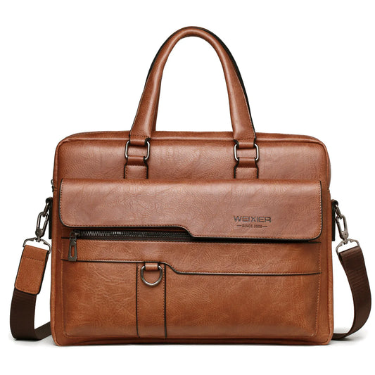 Maletín Ejecutivo para Hombre de 14 Pulgadas, Bolsa de Negocios con Estilo Profesional