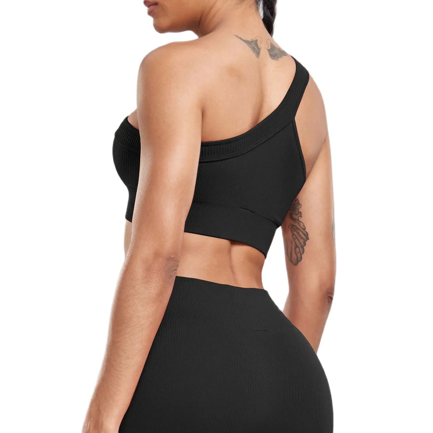 Top Deportivo CHRLEISURE para Mujer - Sujetador Deportivo Push Up Sin Costuras, Ajustado y Elástico para Fitness