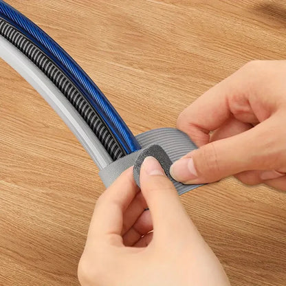 Cintas de Velcro Reutilizables Organizador de Cables Autoadhesivas Ajustables para Gestión de Escritorio