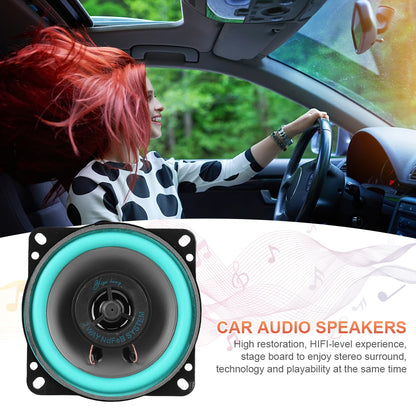 Altavoces de Coche Coaxiales de 4/5/6 Pulgadas - 160W HiFi Subwoofer Universal para Audio Automotriz
