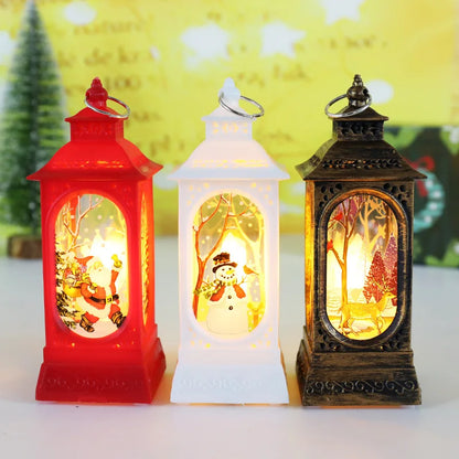Lámpara de Noche Navideña con Muñeco de Nieve – Lámpara de Mesa Pequeña para Decoración de Navidad y Regalo para Personas Mayores