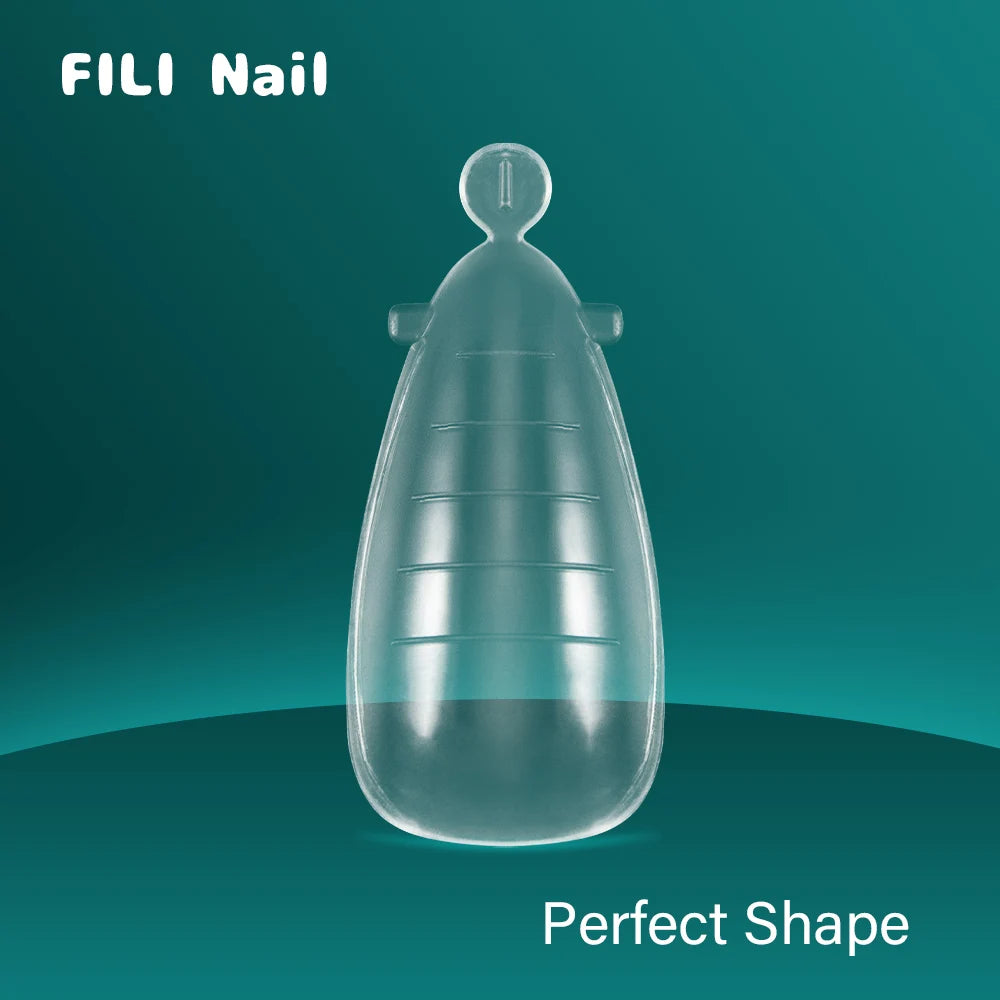 Juego de herramientas de arte de uñas, molde de construcción rápida, Kit de pinceles para uñas, formas duales, sistema de extensión de uñas con bolígrafo de uñas, Clips de Gel para forma superior