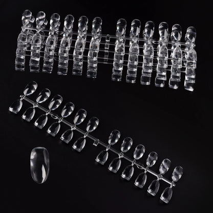 Tabla de Muestra de Esmalte de Uñas - Soporte para Muestras de Color de Uñas, Tarjetas de Tips Falsos, 48/120/240 Piezas