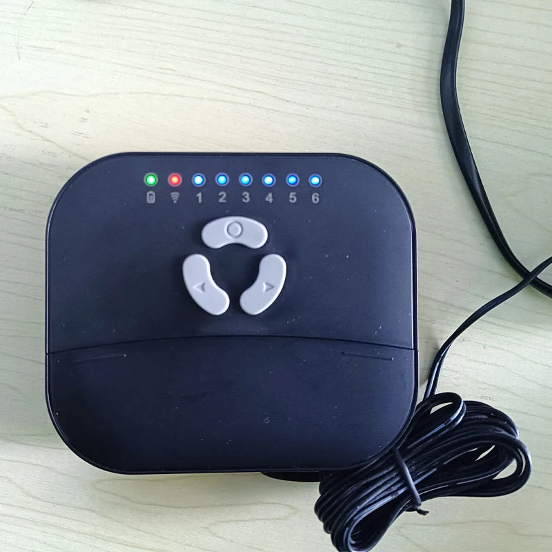 Temporizador de Riego para Jardín con Conexión WIFI de 6 Zonas, Controlador de Riego de Válvula de Agua para Sistema de Riego Inteligente Tuya Smart Home