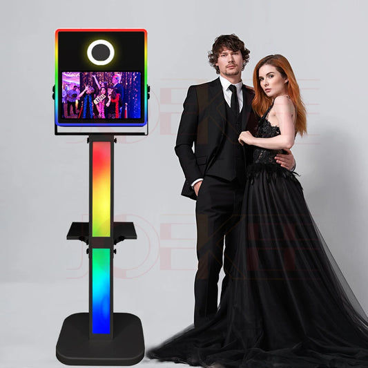 Máquina de Selfies Portátil con Pantalla Táctil de 15.6 pulgadas - Cabina de Fotos Mágica DSLR para Bodas, Fiestas y Eventos