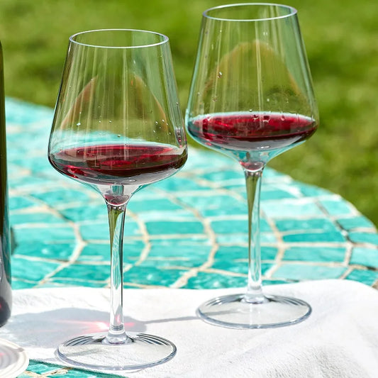 Juego de Copas de Vino  Irrompibles - 2/4/6 Piezas de Tritan Transparente para Bebidas en la Piscina