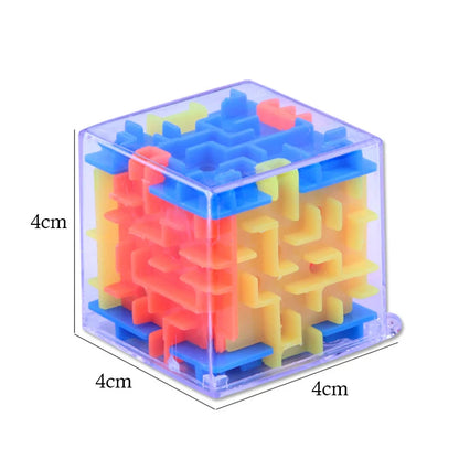 Juguete Educativo de Laberinto 3D Divertido, Mini Cubo Mágico Puzzle, Desafío de Juegos Mentales, Juguetes Educativos Tempranos para Niños, Alivia el Estrés