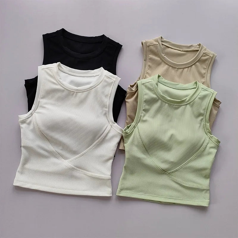 Sostenedor de Yoga para Mujer - Sujetador Deportivo Shockproof y con Acolchado para Fitness