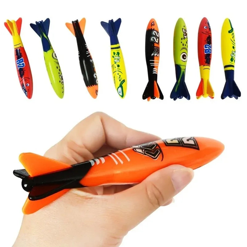 Juguete Acuático de Tiburón para Niños - Juego de Lanzamiento y Buceo en la Piscina, Regalos Educativos y Divertidos para el Verano