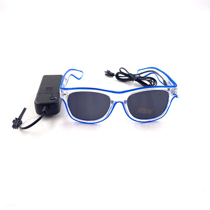 Gafas de Fiesta con Luces LED EL Neon | Gafas Luminosas para Bodas, Fiestas y Eventos Nocturnos