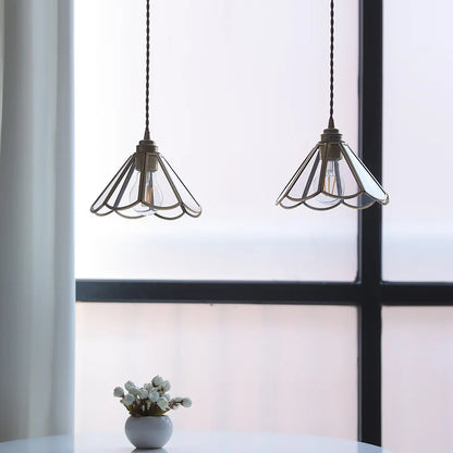 Lámparas Colgantes LED de Cristal Nórdico, Accesorios de Cobre para Dormitorio y Comedor, Iluminación Moderna