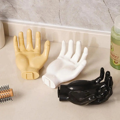 Colgador de Pared de Resina Manual - Gancho Creativo para Almacenamiento en Baño y Cocina