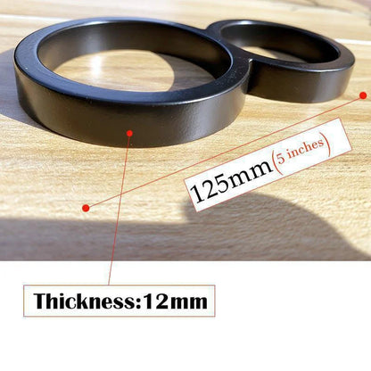 Números de Casa Flotantes de 125mm en Color Negro, Placas Modernas para Dirección Exterior, Carteles de Buzón