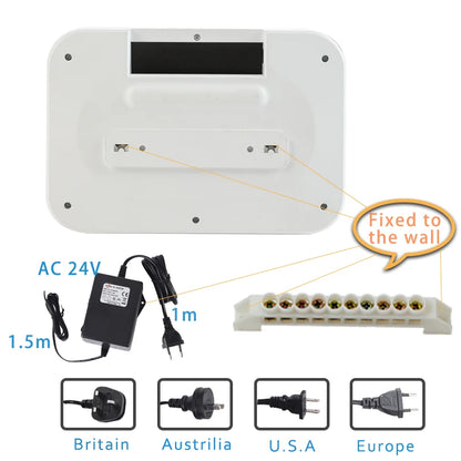 Controlador de Riego Inteligente para Interiores con WiFi de 8 Estaciones: Control Remoto por Teléfono y Compatible con Alexa