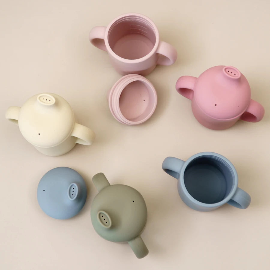 Taza de Alimentación para Bebé Portátil | Botella de Aprendizaje para Recién Nacidos, Taza de Silicona para Niños, Accesorios para Bebés