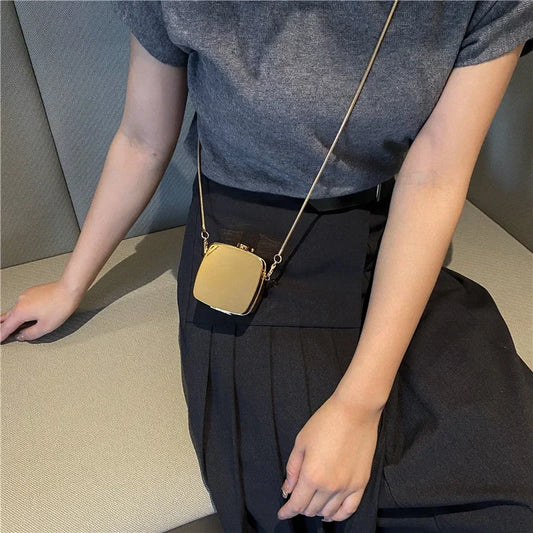 Bolso con pintalabios para mujer, bandolera de hombro de acrílico de alta calidad, mini bolso cruzado de diseñador, bonito monedero, novedad de 2024