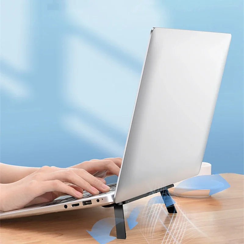 Soporte Universal para ordenador portátil, almohadilla de refrigeración Invisible para Macbook Pro 13, 15 Air, Lenovo, Samsung