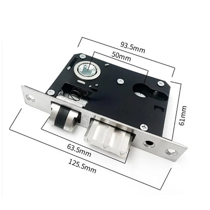 Kit de Palanca de Mano Estilo Europeo – Accesorios de Hardware en Aluminio con Bloqueo Retro para Puertas