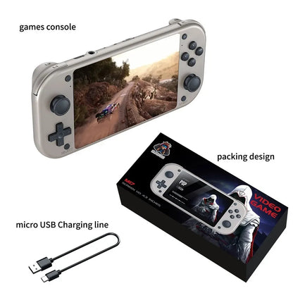 Consola de Videojuegos Retro BOYHOM M17 con Pantalla IPS de 4.3 Pulgadas y Sistema Operativo de Código Abierto Linux - Reproductor de Video Portátil de Bolsillo para PSP