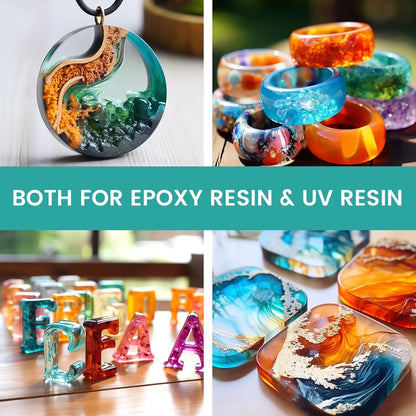 Pigmento de Resina Epoxi Transparente: Colorante Líquido UV de 30 Colores para DIY en Fabricación de Joyas