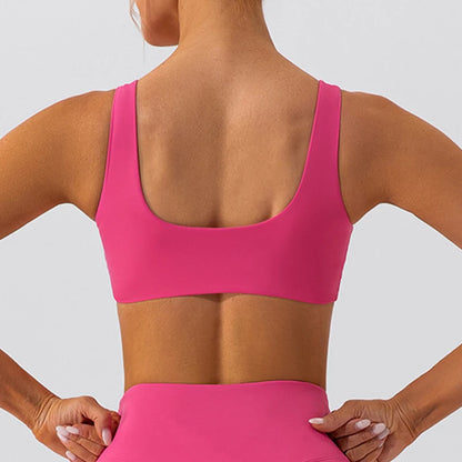 Top Deportivo Sexy para Mujer – Sujetador de Entrenamiento y Yoga, Ropa de Fitness para Gimnasio y Running de Verano
