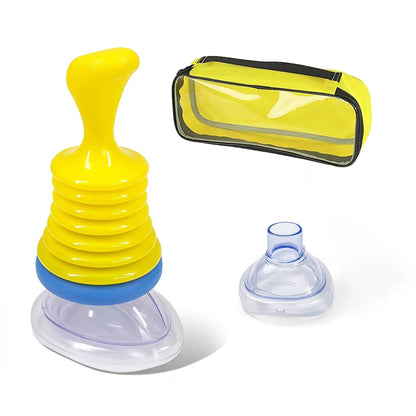 Kit de Primeros Auxilios para Asfixia para Adultos y Niños, Dispositivo de Rescate para Asfixia en el Hogar, Kit de Rescate de 2 Tamaños, 4 Unids/Set