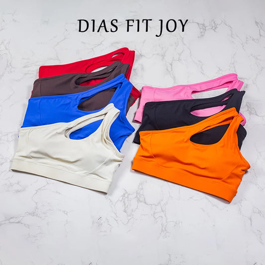 Brasier Deportivo para Mujer One Shoulder, Top de Yoga de un Solo Hombro, Sujetador de Entrenamiento, Sosten de Fitness para Yoga y Deportes al Aire Libre
