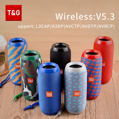 TG117 Altavoces Bluetooth Portátiles - Caja de Sonido Inalámbrica Impermeable con Surround Estéreo