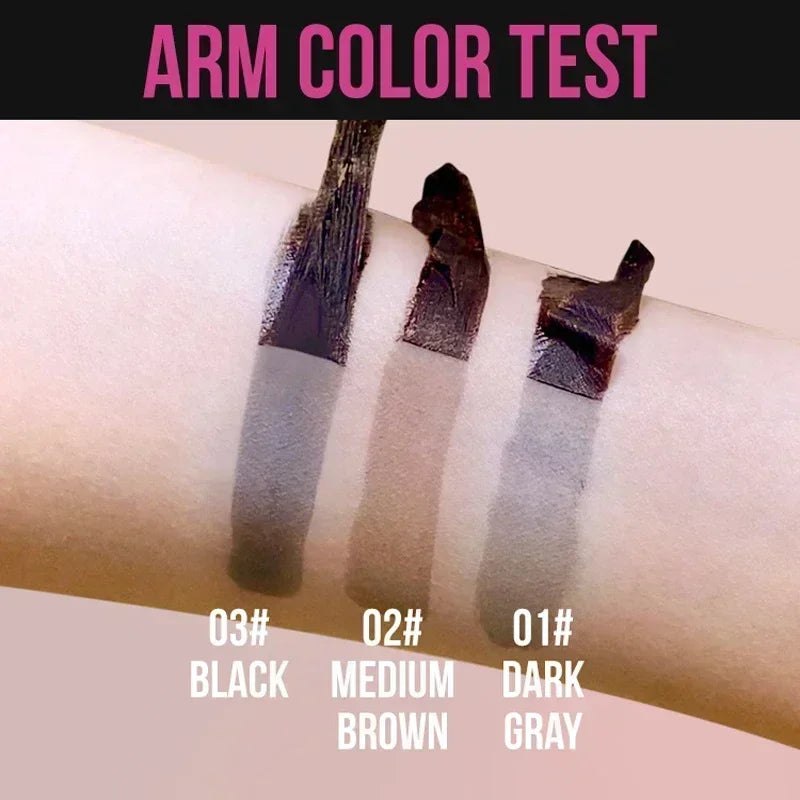 Crema de Tinte para Cejas Semipermanente Waterproof, Gel para Tatuaje de Cejas de 3 Días de Larga Duración, Desprendible, Maquillaje Cosmético