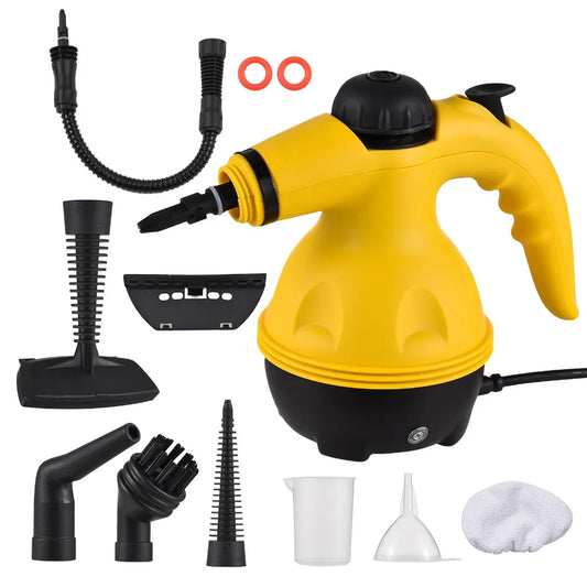 Limpiador a Vapor de Mano, 1000W, Alta Temperatura, Adecuado para Hogar, Cocina, Baño, Herramientas de Limpieza para Automóviles