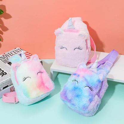 Mochila Infantil de Unicornio | Bolsa Cruzada y Estuche para Niñas | Diseño Lindo y Funcional