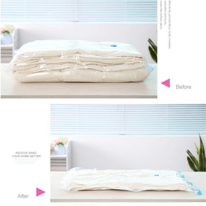 Bolsas de Almacenamiento al Vacío con Válvula | Bolsas Transparentes y Plegables para Ropa, Toallas y Artículos Voluminosos | Organizador de Viaje y Sello de Compresión