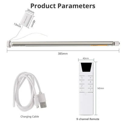 Motor para Persianas Zemismart Zigbee - Compatible con Tubos de 17mm, 25mm y 28mm, Control Inteligente Tuya, Alexa y Google Home