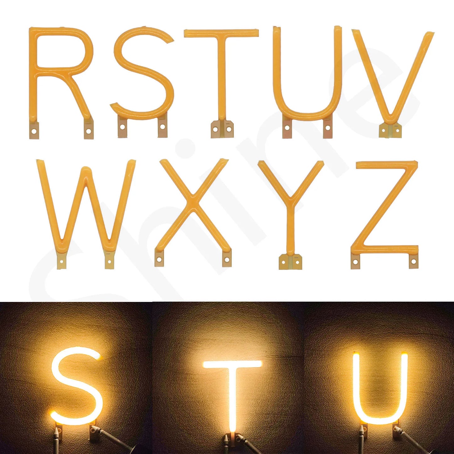 Filamento LED COB Edison con Letras| Filamento LED Flexible 3V 100mA | Diodo para Luces de Fiesta de Navidad | Accesorios DIY