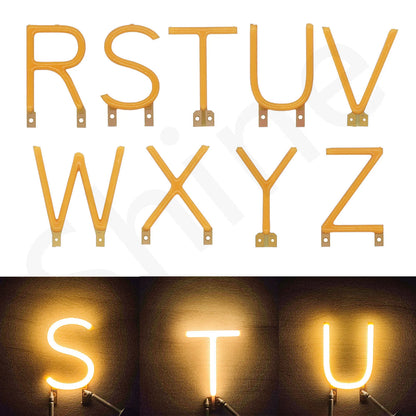 Filamento LED COB Edison con Letras| Filamento LED Flexible 3V 100mA | Diodo para Luces de Fiesta de Navidad | Accesorios DIY